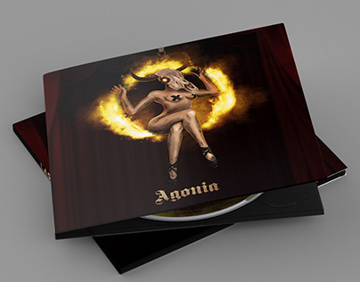 Digipack design for «Agonia» by LASCALA