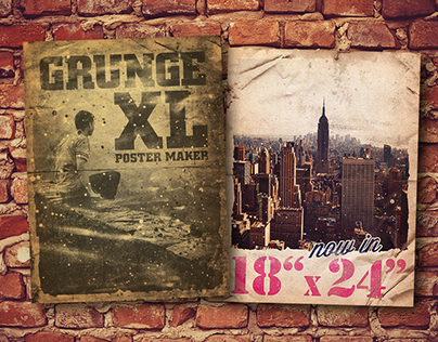Grunge Poster Maker XL