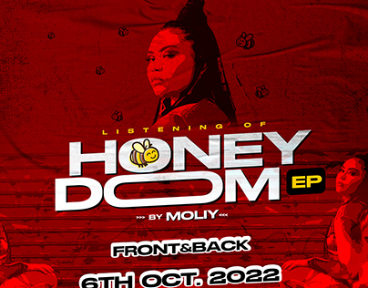 Moliy's Honey Doom EP Invitation Flyer