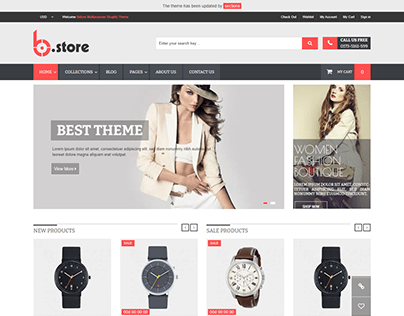 Multipurpose Shopify Theme - Bstore