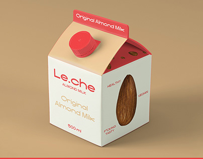 Project thumbnail - LE.CHE - Almond Milk Branding