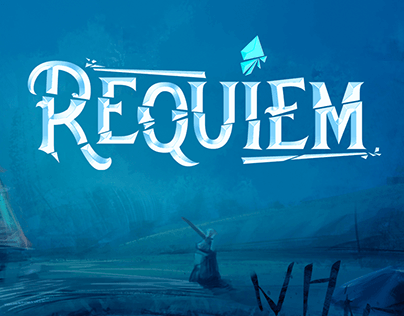 Requiem Game Logo design