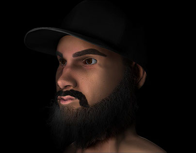 3D Rendered Portrait