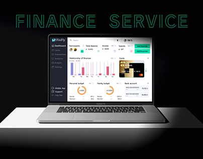 Project thumbnail - Finance Service - UX/UI
