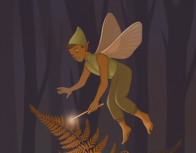 Children's book illustration faery