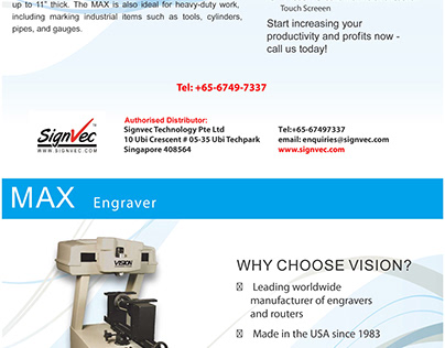 Cylindrical And Flat Max S5 Engraver