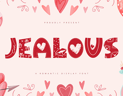 Jealous - Romantic Display Font