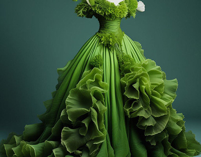 Artificial Grass Dress