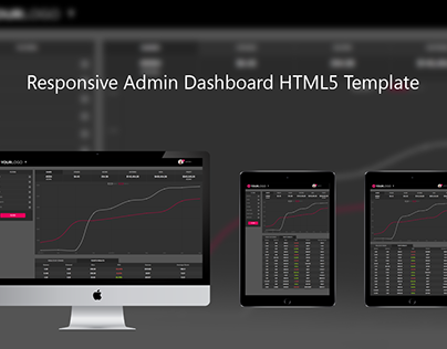 Responsive Admin Dashboard HTML5 Template