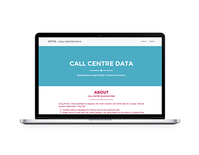 Call Centre Data Demo Site