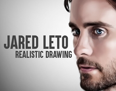 Jared Leto Realistic Drawing