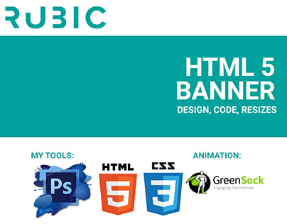 HTML5 banner for RUBIC
