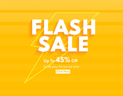 Flash Sale Promotional Square Background Template.