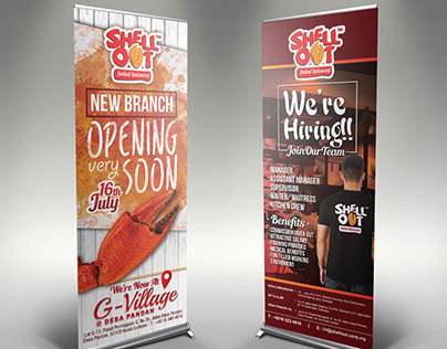 Shell Out - Bunting/Poster Design