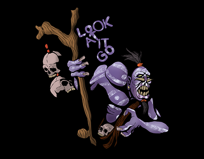 Witch Doctor "Look at it go" print