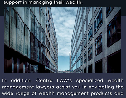What is the need for wealth management services