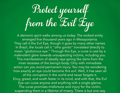 Protect yourself from the Evil Eye