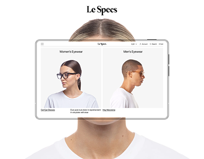 Eyewear Redesign Website