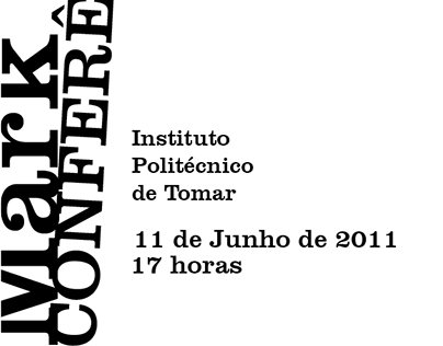 Cartaz Conferências // Projecto Académico
