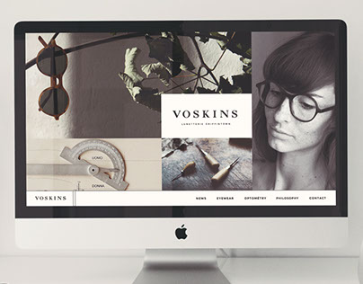 Lunetterie Voskins - Site web