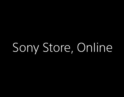 Sony Store, Online. Promos