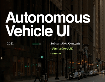Autonomous Vehicle UI: Premium Asset UI Files