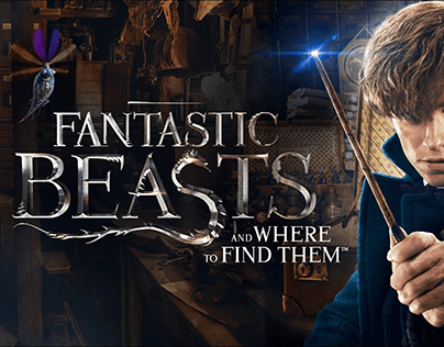 "Fantastic beasts" a website concept