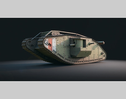 British Mk. IV Battle tank.