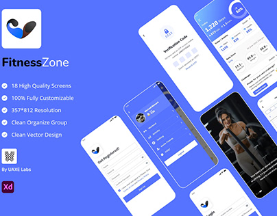 Fitness Zone App Design