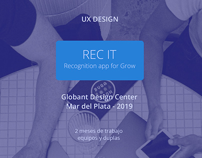 UX mobile app design - Globant Design Center 2019