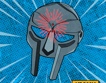 MF Doom's Mask Comic Style