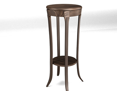 Side stool 3d