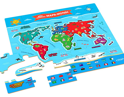 Mundi Map Puzzle Development Project - Xalingo Toys