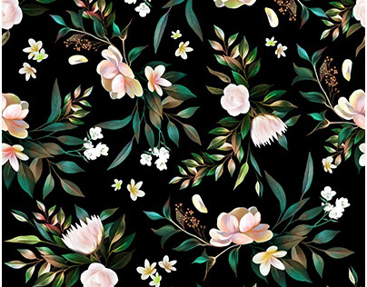 Painted Florals Patterns Collection