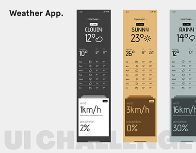 UI Challenge — Weather App