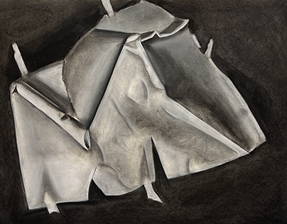 Drawing 1- Crumpled Paper