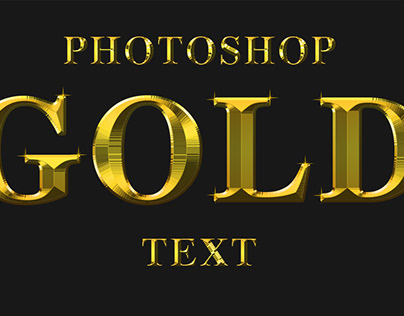 Gold Text Style