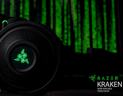 Razer Kraken 7.1 Headphones - Product Photography