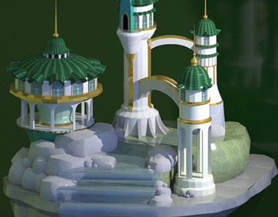 Castle 3D modeling