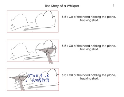 The Story of a Whisper - Storyboard