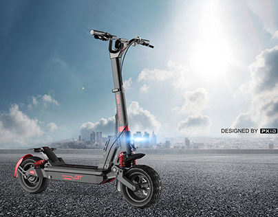 Powerful electric scooter design