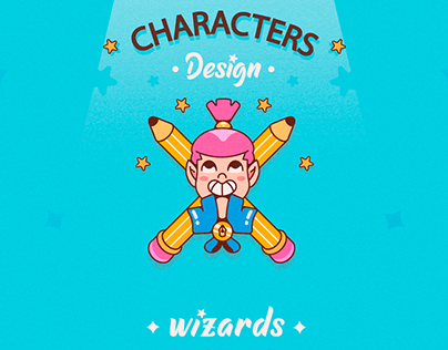 Elves wizards - Characters design