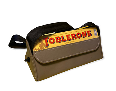 Toblerone upcycled bag