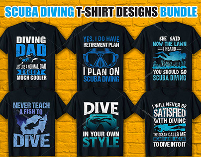 Scuba Diving T Shirt Design