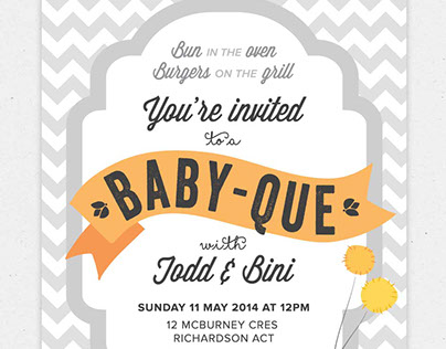 Baby shower invitations