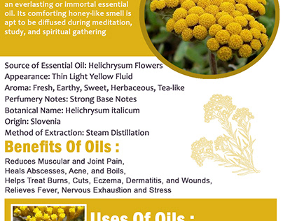 Buy Natural Helichrysum Essential Oil at Best Prices