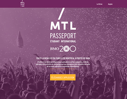 Site passeport Montréal étudiant international (2016)