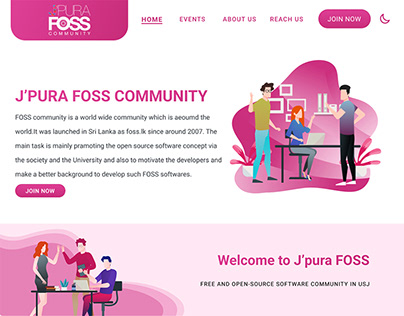 UI/UX design for J'pura FOSS Community