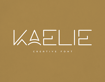 Kaelie free font. freebie