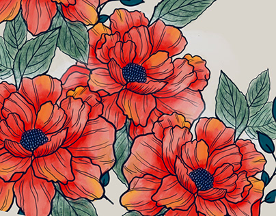 Quoted Floral illustration